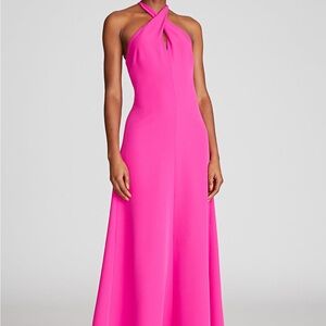 Halston Heritage Strapless Pink Dress